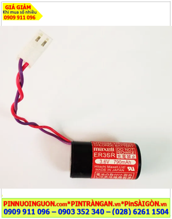 Maxell ER3SR, Pin nuôi nguồn PLC Maxell ER3SR 790mAh 3.6v Lithium Thionyl Chloride chính hãng